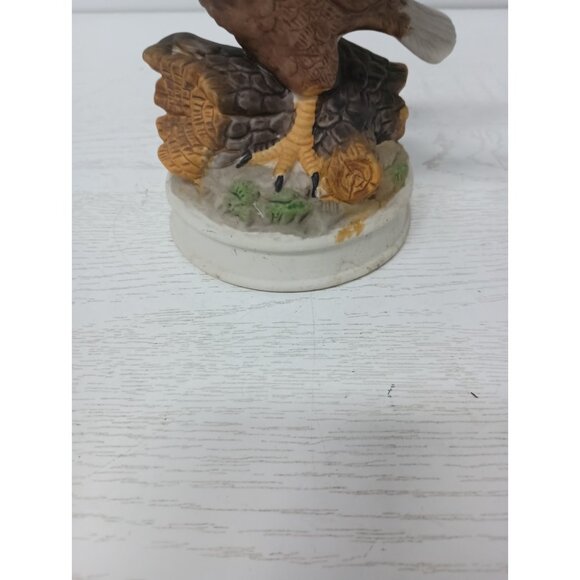 Vintage Ceramic Bald Eagle Statue Figurine American Birds In Flight Collection - Picture 2 of 11